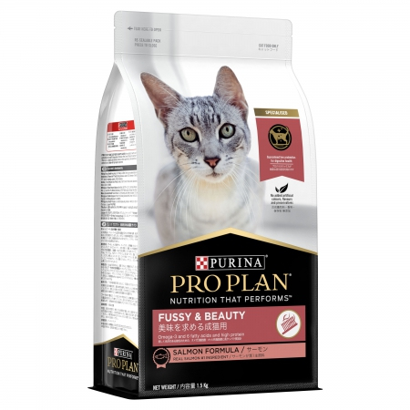 Pro Plan Feline Adult Fussy & Beauty Salmon 1.5KG