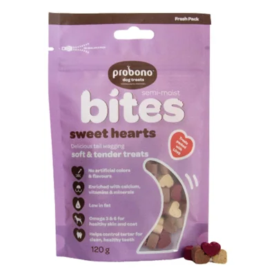 Probono Semi Moist Sweet Hearts 120g