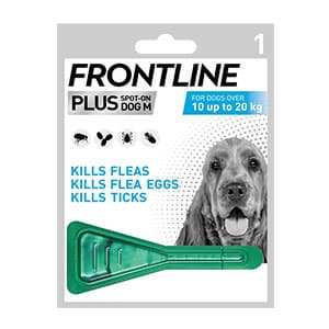 Frontline Plus Dog Medium (10-20KG) 1 Pip