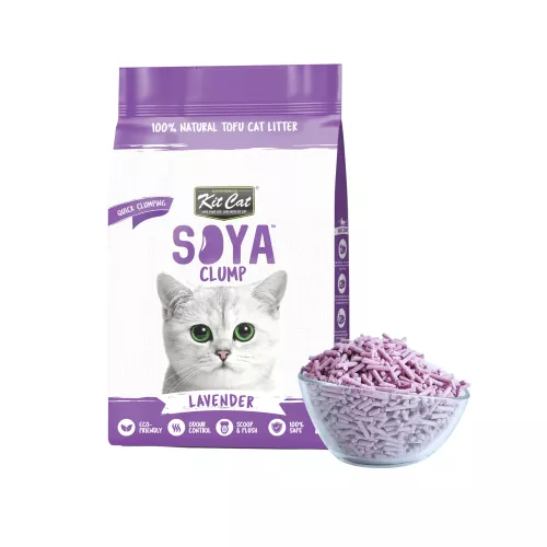 Kit Cat Soya Clump Cat Litter Lavender 2.8kg