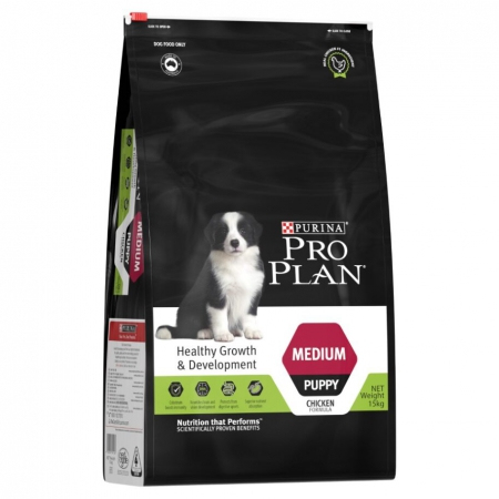 Pro Plan Canine Puppy Med Chicken 15KG