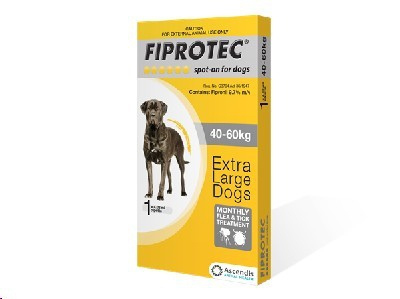 Fiprotec Dog 40 - 60kg Yellow