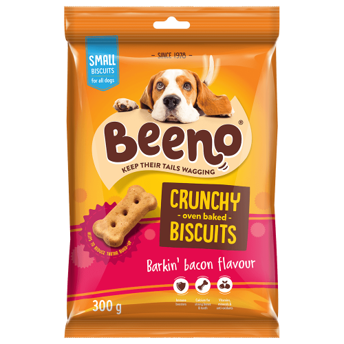 Beeno Bacon Flavour Dog Biscuits 300g