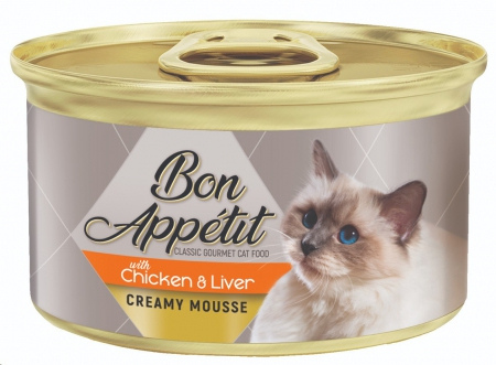 Bon Appetit Creamy Mousse Chicken & Liver 85g x 12