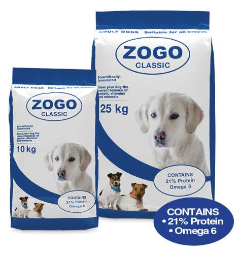 Zogo Classic Dog Food 22% Protein 10kg