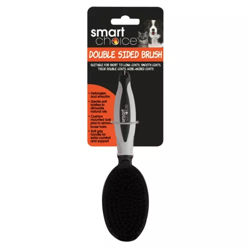 Smart Choice Double Sided Pin & Bristle Brush 7cm x 25cm