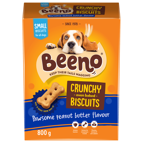 Beeno Crunchy Original Peanut Butter Dog Biscuits 800g