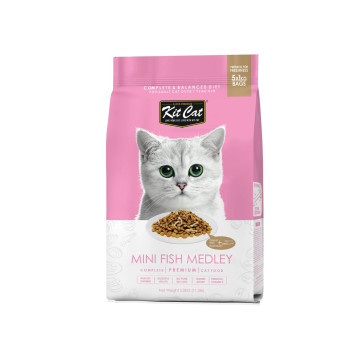 Kit Cat Mini Fish Medley Cat Food 1.2kg