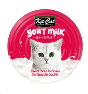 Kit Cat Boneless Chicken & Fish with Goat Milk 80g