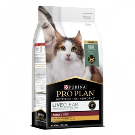 Pro Plan Feline Adult Liveclear Chicken 1.5KG