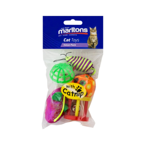 Marltons Value Cat Toy Pack Medium