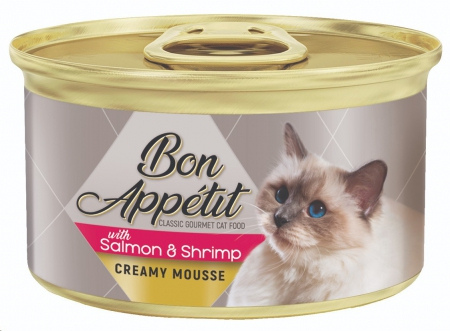 Bon Appetit Creamy Mousse Salmon & Shrimp 85g x 12