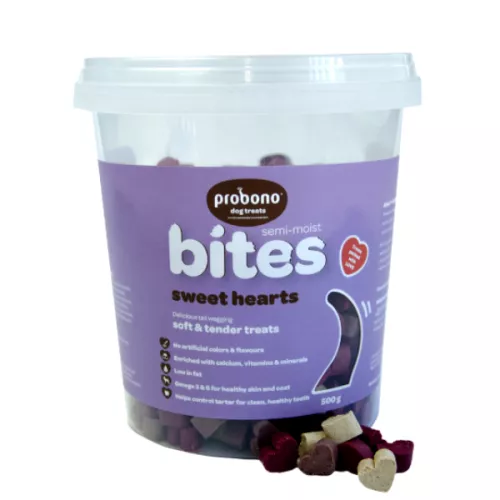 Probono Semi Moist Sweet Hearts 500g