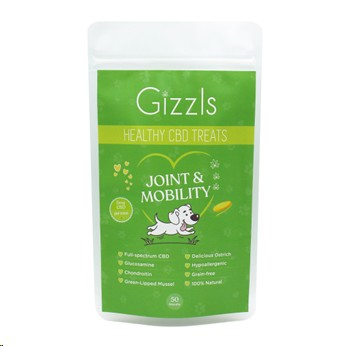 Gizzls Small Dog Joint & Mobility CBD Treats 50's