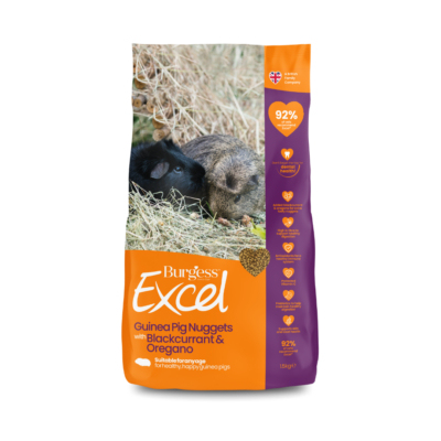 Burgess Excel Guinea Pig Black&Oreg 1.5kg