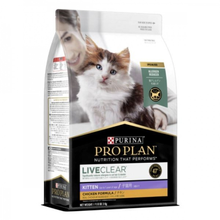 Pro Plan Feline Kitten Liveclear Chicken 3KG