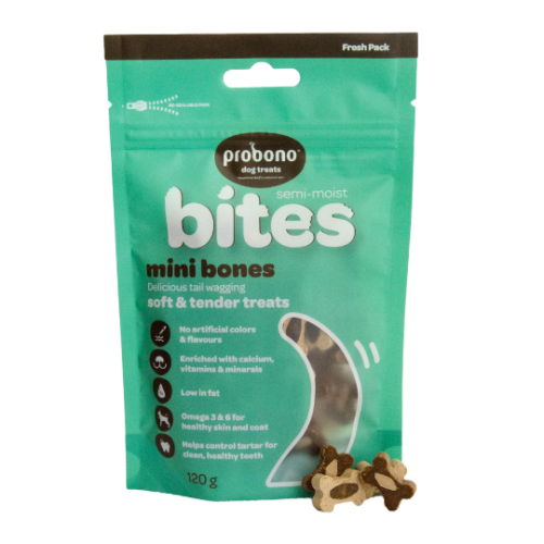 Probono Semi Moist Mini Bones 120g