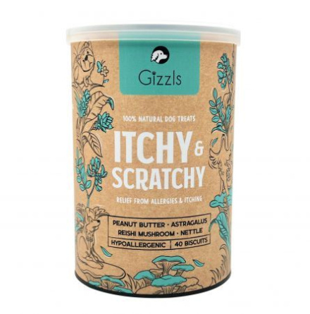 Gizzls Dog Botanicals Itchy & Scratchy Biscuits 40's