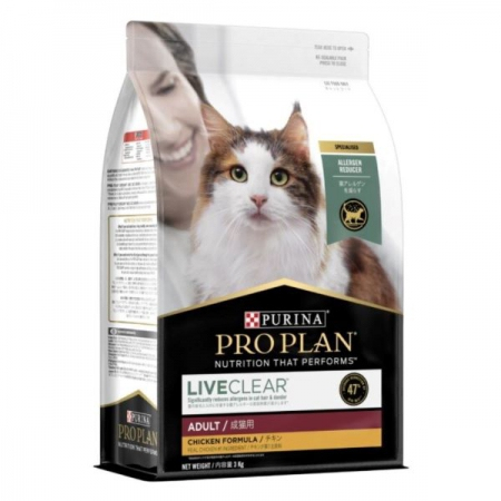 Pro Plan Feline Adult Liveclear Chicken 3KG 