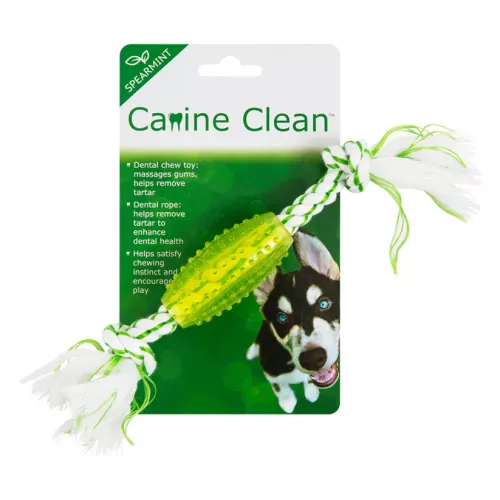 Canine Clean Detnal Rope Bone with TPR Tube Small