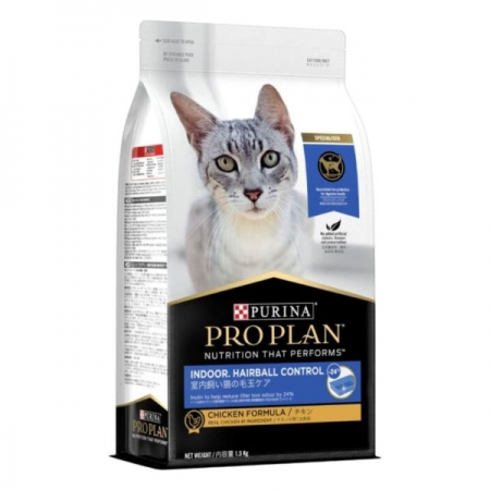 Pro Plan Feline Adult Indoor Hair Control Chicken 1.5KG