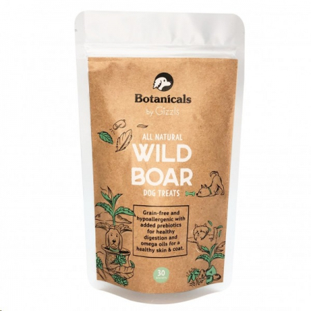 Gizzls Dog Botanicals Wild Boar Biscuits 30's