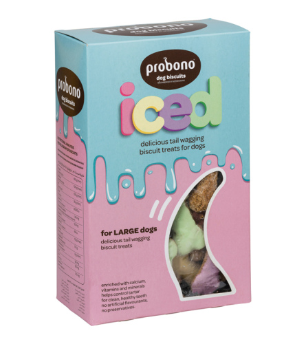 Probono Biscuits Iced Large Dogs 1kg