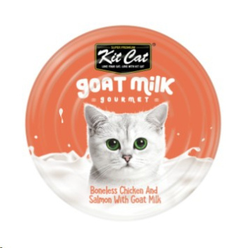 Kit Cat Boneless Chicken & Salmon with Goat Milk 80g