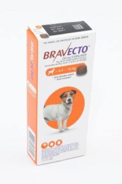 Bravecto Small > 4,5 – 10 kg (Orange)