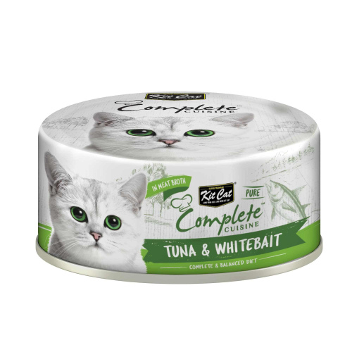 Kit Cat Complete Cuisine Tuna & Whitebait 70g