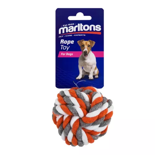 Marltons Dog Rope Ball 6cm (80g)