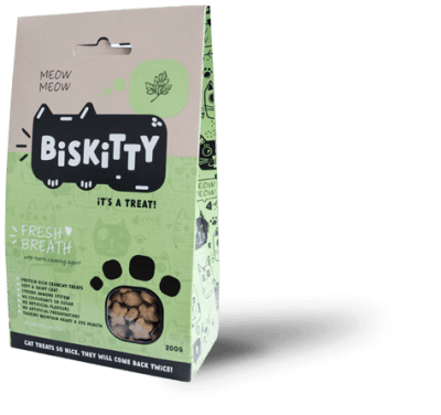 Biskitty Fresh Breath Cat Treats 200g